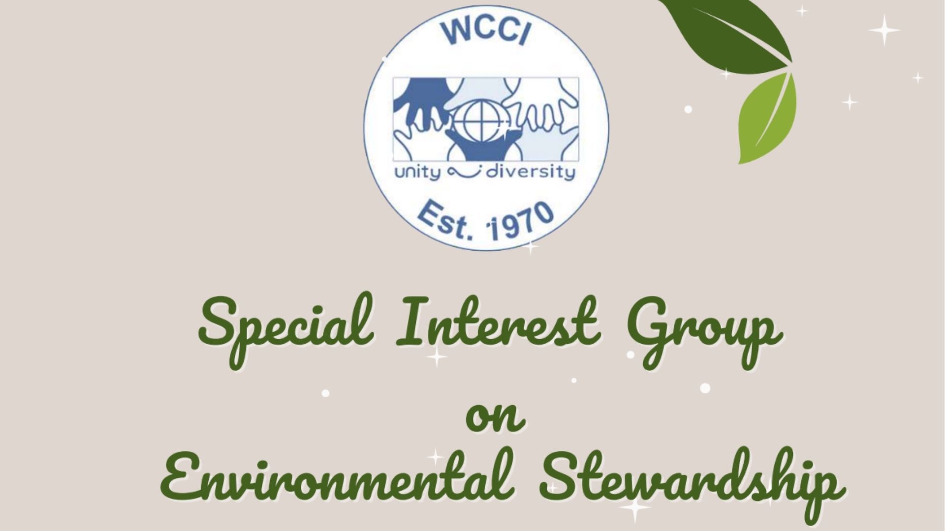 Special Interest Group on Environmental Stewardship